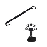 Набір для тренувань №6 "Залізна хватка PRO 2в1". Склад набору: еспандер для пальців та силовий пружинний еспандер