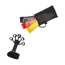 Набір для тренувань №3 "Залізна хватка PRO 2в1". Склад набору: гумові кільця (3в1) та еспандер для пальців