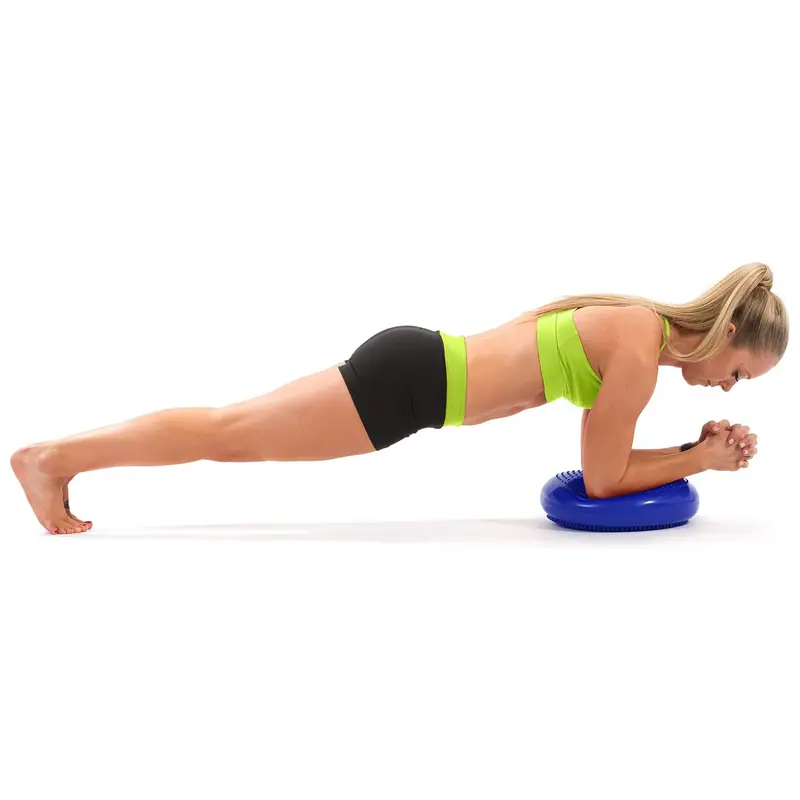 Балансувальна масажна подушка EasyFit, Діаметр 33 см, Максимальне навантаження 120 кг, Гума, Сірий