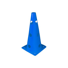 Конус-фишка спортивная EasyFit, Длина 31 см, ПВХ, Синий, Инвентарь для разметки полей, для игр и тренировок