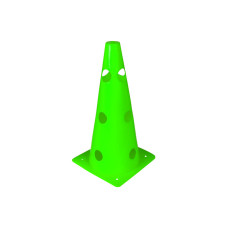 Конус-фишка спортивная EasyFit, Длина 31 см, ПВХ, Зеленый, Инвентарь для разметки полей, для игр и тренировок