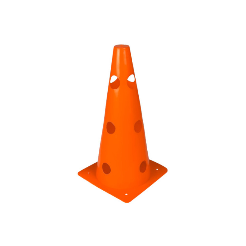 Конус-фишка спортивная EasyFit, Длина 31 см, ПВХ, Оранжевый, Инвентарь для разметки полей, для игр и тренировок 