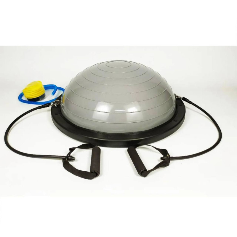 Набір для відновлення та стабілізації №1 "Баланс Pro 4в1". Склад набору: баланс-платформа BOSU, баланс-подушка, гумові петлі (набір) + масажний м’яч у подарунок