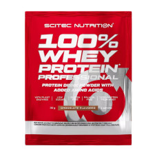 Scitec Nutrition, 100% Whey Protein Professional, 30 g, strawberry