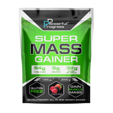 Powerful Progress, Super Mass Gainer, 2 kg, strawberry