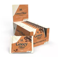 Протеїнове печиво Myprotein (Protein Filled Cookie) 12 x 75 г, подвійний шоколад і карамельПротеїнове печиво з начинкою від Myprotein