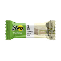 FitWin, Fitwin Bar No Sugar Added, 60 g, pistachio & cream