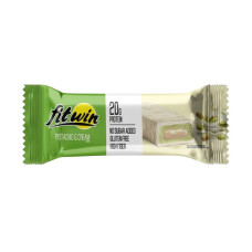 FitWin, Fitwin Bar No Sugar Added, 60 g, pistachio & cream