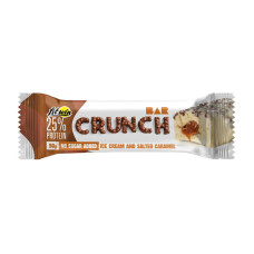 FitWin, Crunch Bar No Sugar Added, 50 g, ice cream and salted caramel