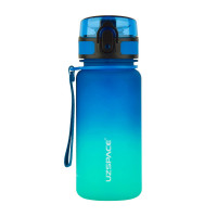UZSPACE, Uzspace Frosted Gradient Waterbottle 3034, 350 ml, blue/green