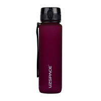 UZSPACE, Uzspace Tamish Frosted Waterbottle 3038, 1 L, purplish red