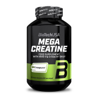 BioTech, Mega Creatine Creapure, 120 mega caps