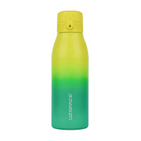 UZSPACE, Uzspace Iron Gradient Waterboottle 4203, 600 ml, yellow/green