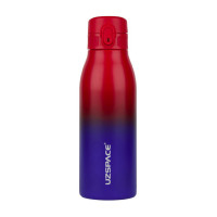 UZSPACE, Uzspace Iron Gradient Waterboottle 4203, 600 ml, red/blue