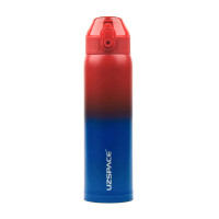 UZSPACE, Uzspace X4 Gradient Waterboottle 4201, 500 ml, red/blue