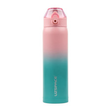 UZSPACE, Uzspace X4 Gradient Waterboottle 4201, 500 ml, pink/blue