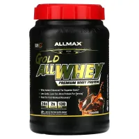 AllWhey Gold, 100% сывороточный протеин+ Премиум изолят сывороточного протеина, шоколад, ALLMAX Nutrition, 907 г