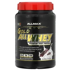 Сироватковий протеїн ALLMAX Nutrition (AllWhey Gold) 907 г зі смаком печиво і крем