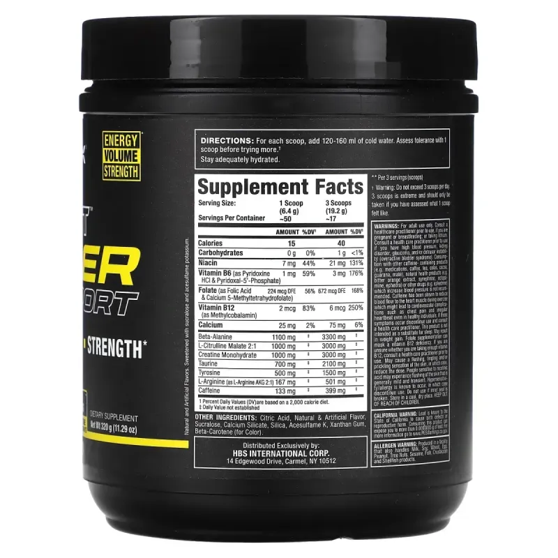 ALLMAX, IMPACT™ IGNITER Sport , Pre-Workout, Peach Mango, 11.29 oz (320 g)