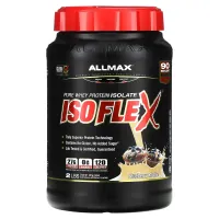 ALLMAX, Isoflex, чистий ізолят сироваткового протеїну, чорничний кекс, 907 г (2 фунти)