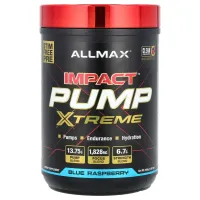 ALLMAX, Impact™ Pump Xtreme, блакитна малина, 465 г (1,02 фунта)