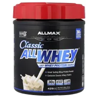 ALLMAX, CLASSIC ALLWHEY®, 100% источник сывороточного протеина, со вкусом ванили, 425 г (0,9 фунта)