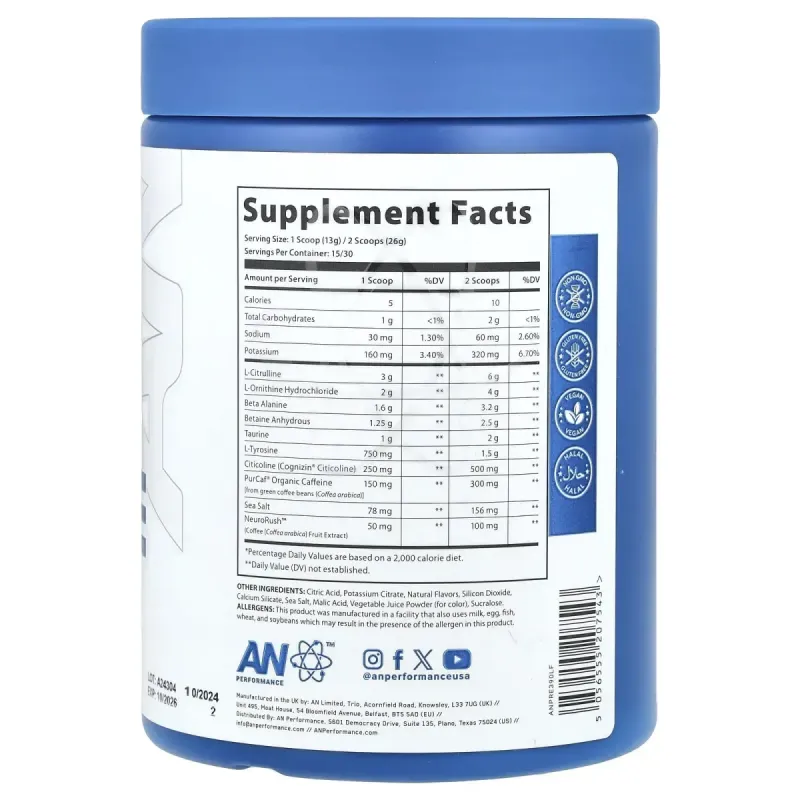 ABE, Pre-Workout, Lemon Freeze, 13.75 oz (390 g)