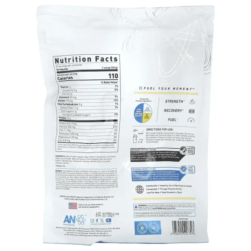 ABE, Performance, Hybrid Protein, Chiquita®, Banana Chocolate, 1.65 lb (750 g)