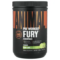 Animal, Fury® Essentials, Pre Workout, Kiwi Lime, 17.98 oz (510 g)Animal Fury® Essentials Предтренировочный комплекс