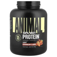 Animal, 100% Whey Protein™ Powder, Strawberry, 4 lb (1.81 kg)Animal, 100% Сироватковий протеїн™ у порошку