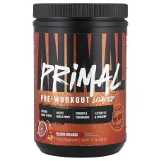 Animal, Primal™ Pre-Workout Loaded, Blood Orange, 17.07 oz (502.5 g)Предтренировочный комплекс Animal Primal™ Loaded