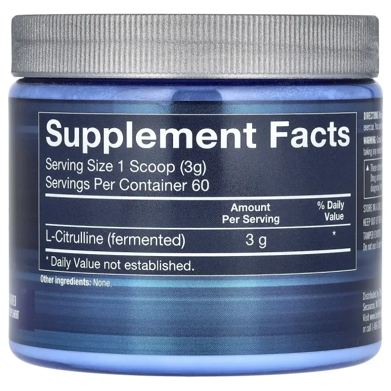 BodyTech, L-Citrulline, Fermented, Unflavored , 6.35 oz (180 g)