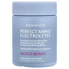 BodyHealth, Perfect Amino™, ягідна суміш з електролітами, 150 г (5,3 унції)