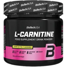 Biotech, L-Carnitine drink powder, лимонний холодний чай, 150 г