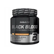 Biotech, Black Blood NOX+, Тропічні фрукти, 340 г