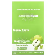 Bonk Breaker, Energy Chews, Green Apples, 10 Packets, 1.76 oz (50 g) Each