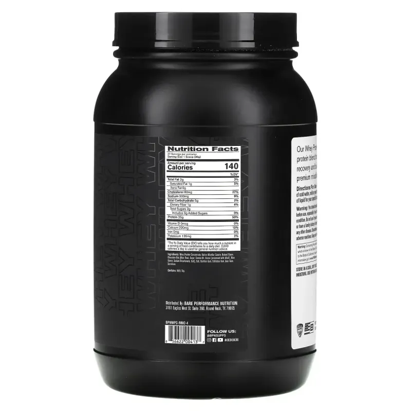 BPN, Whey Protein, Milk N' Cookies, 2 lbs 2.3 oz (972 g)