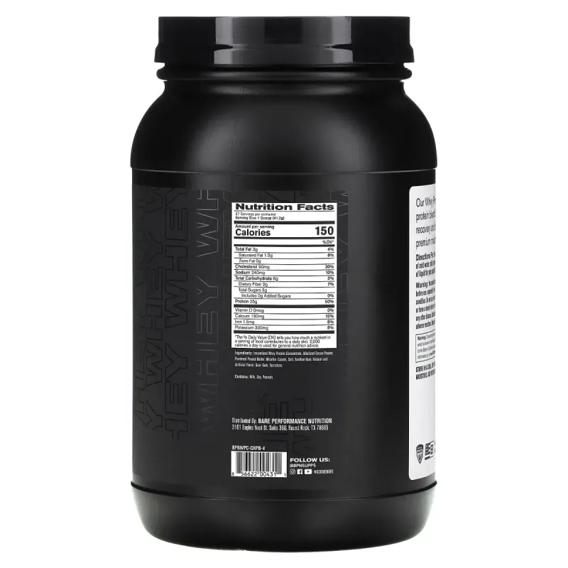BPN, Whey Protein, Chocolate Peanut Butter, 2 lbs, (1,112 g)