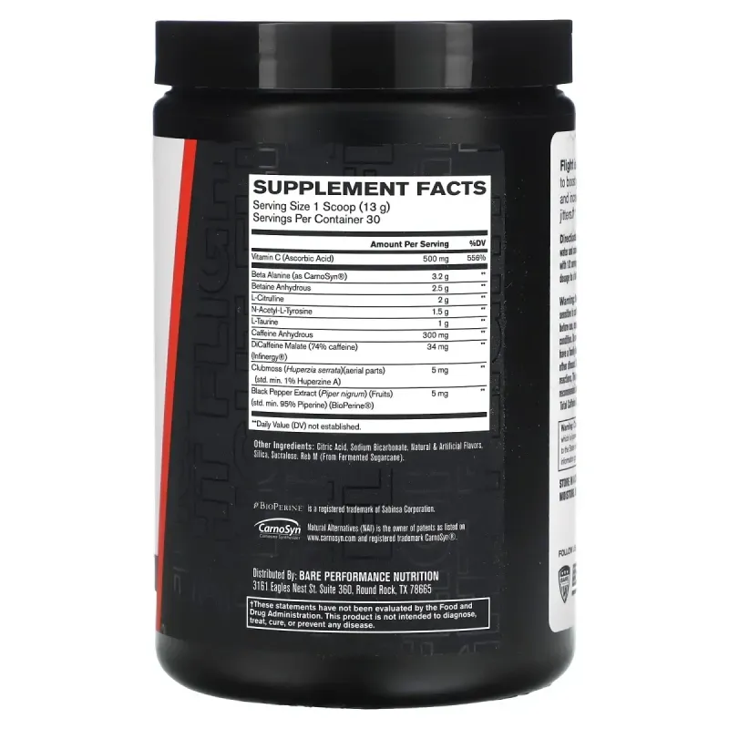 BPN, Flight Pre-Workout, рожевий лимонад, 390 г (13,8 унції)