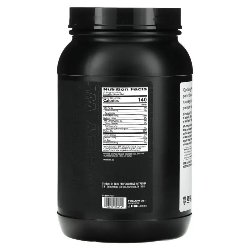 BPN, Whey Protein, Vanilla, 2 lbs, (945 g)