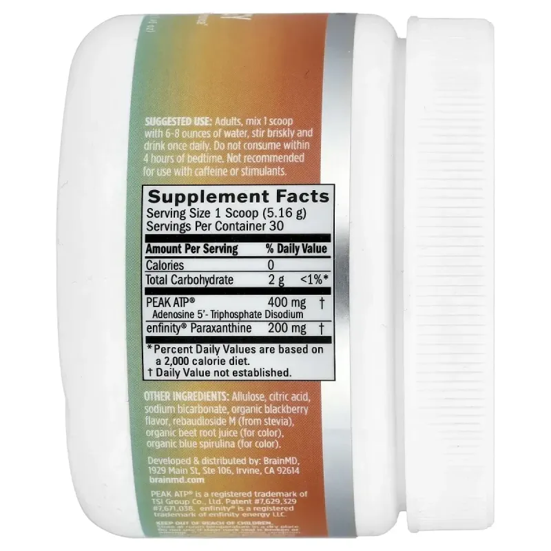 BrainMD, Peak Energy, Blackberry, 5.46 oz (154.9 g)