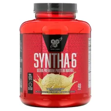 Syntha-6, білкова питна суміш, ванільне морозиво, BSN, 5 фунтів (227 кг)