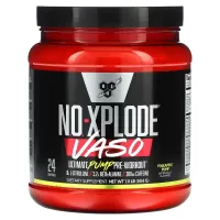 BSN, No-Xplode VASO, Ultimate Pump, передтренувальна добавка, ананас, 504 г (1,11 фунта)