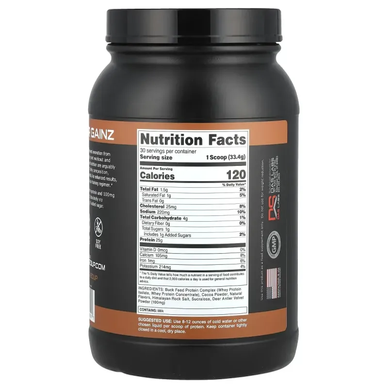 Bucked Up, Buck Feed ™, Original Protein, Chocolate, 35.34 oz (1,002 g)