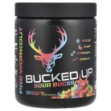 Bucked Up, передтренувальний прийом, Sour Bucks, жувальні цукерки з кислинкою, 327 г (11,5 унції)