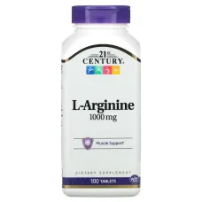 Л-Аргинин 21st Century (L-Arginine) 1000 мг 100 таблеток