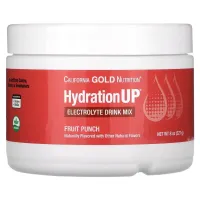 Порошкова суміш для напоїв з електролітом фруктовий пунш California Gold Nutrition 227 г