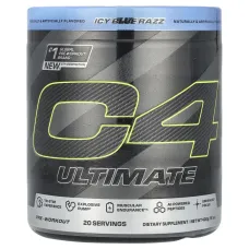 Cellucor, C4 Ultimate, передтренувальна добавка з крижаною синьою, 400 г (14,1 унції)