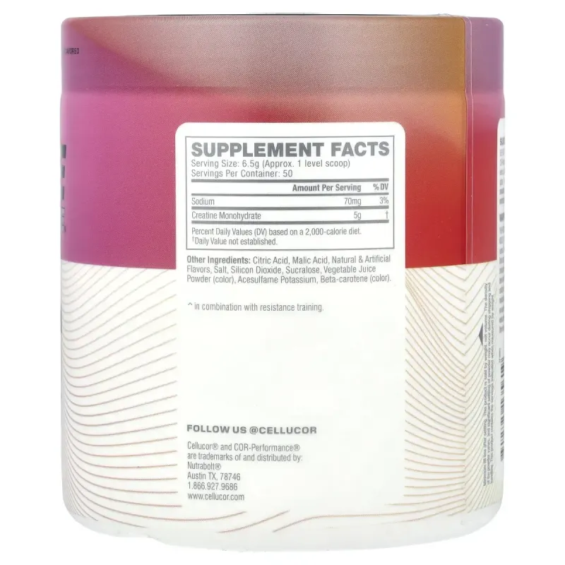 C4 / Cellucor, Creatine COR-Performance®, Fruit Punch, 11.5 oz (325 g)