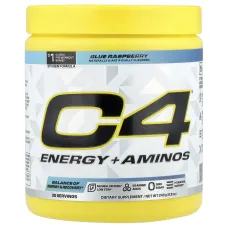 C4 / Cellucor, C4® Energy + Aminos, Blue Raspberry, 8.8 oz (249 g)C4 Cellucor, C4® Energy + Aminos